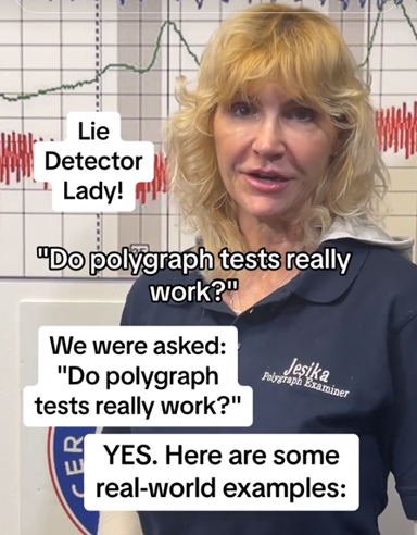Lie Detector Lady female polygraph examiner